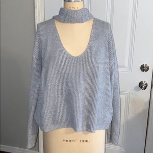 Forever 21 cowl neck sweater, size L